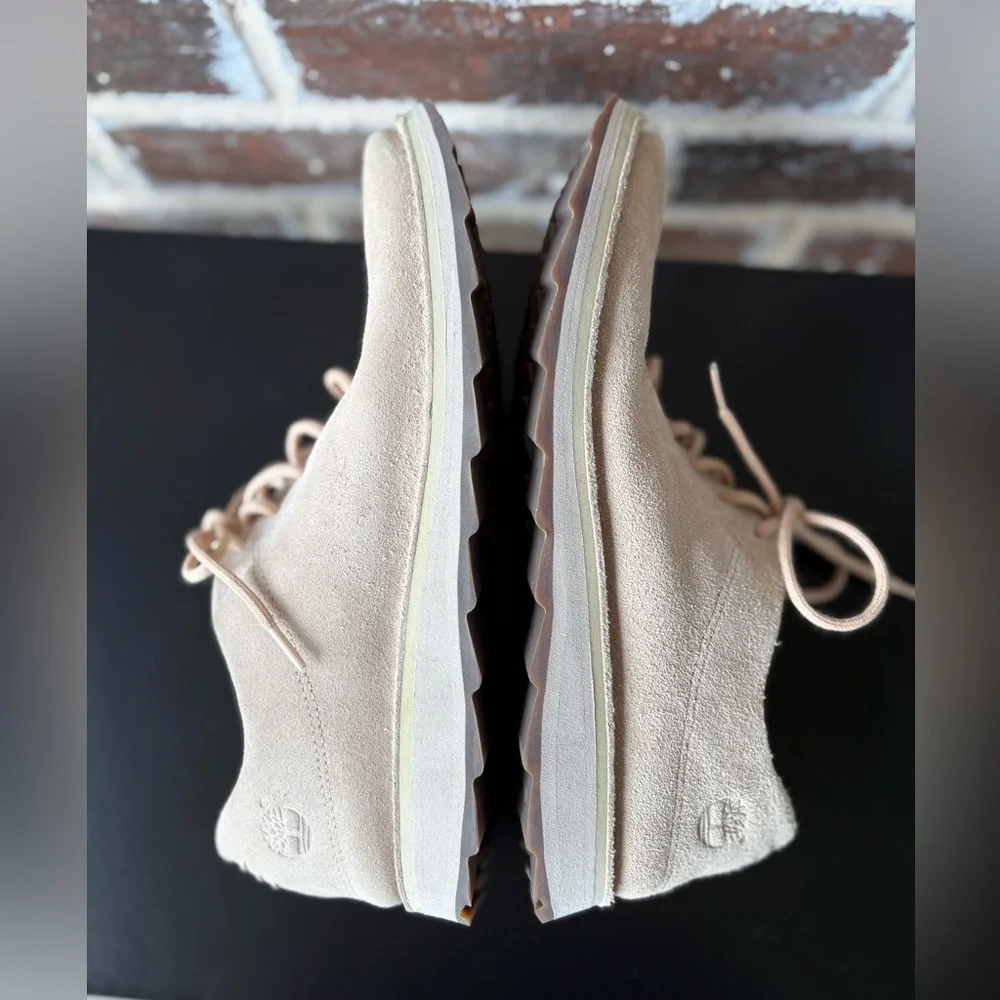 Timberland Smart Comfort Square Toe Loafers Size 8 Oatmeal Suede - Picture 11 of 12